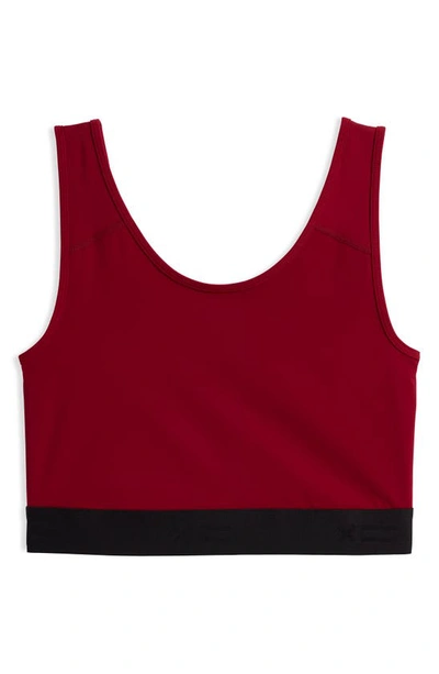 Tomboyx Compression Top In Merlot