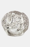 Kosta Boda 'crystal Snowball' Votive Candle Holder In Snowball