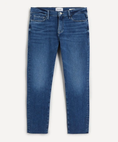 Frame Le Garcon Degradable Jeans In Blue
