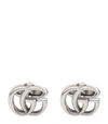 GUCCI STERLING SILVER DOUBLE G CUFFLINKS