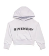 GIVENCHY KIDS LOGO CROPPED HOODIE (4-14 YEARS)