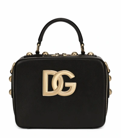 Dolce & Gabbana Leather 3.5 Top-handle Bag In Multi