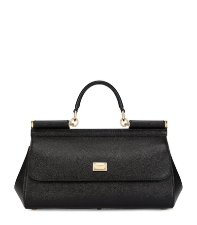 Dolce & Gabbana Small Sicily Top-handle Bag In Black