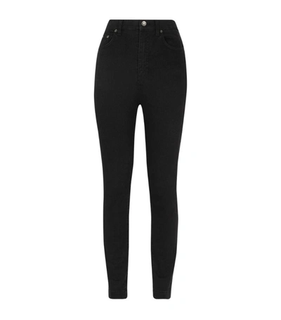 Dolce & Gabbana 5-pocket Skinny Jeans In Multi