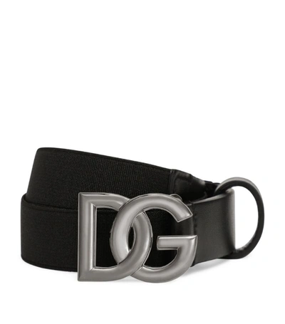 Dolce & Gabbana Kids Logo Belt In Multi