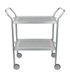 KAYMET RUBBER GRIP TWO-TIERED TROLLEY