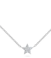 MARIA TASH MARIA TASH INVISIBLE SET DIAMOND STAR NECKLACE (7MM)