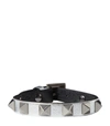 VALENTINO GARAVANI LEATHER ROCKSTUD BRACELET