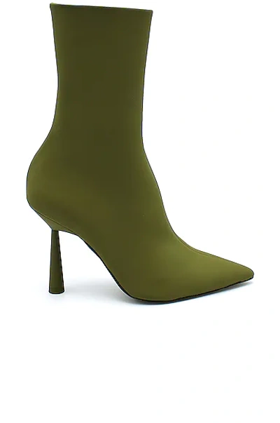 Gia Borghini Gia X Rhw Olive Green Rosie 7 Ankle Boots