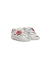 Dolce & Gabbana Touch-strap Leather Sneakers In White