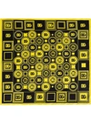 Dolce & Gabbana Twill Scarf With Dg Logo Print (50 X 50) In Yellow