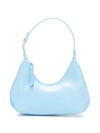 BY FAR BABY AMBER SEMI-PATENT LEATHER SHOULDER BAG