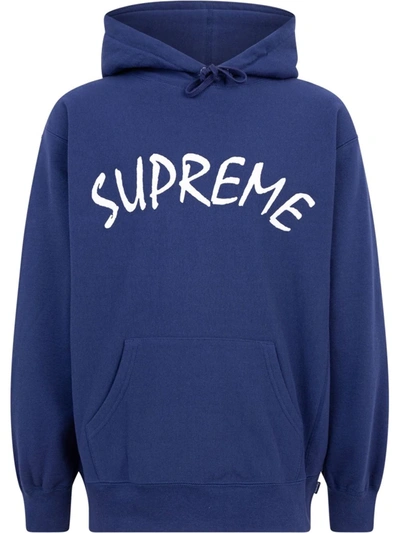 Supreme Ftp Arc Hoodie In Blue