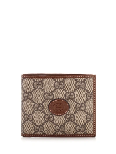 Gucci Interlocking G Wallet In Brown