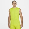 Nike Essential Men's Sleeveless Hydroguard Swim Shirt In Atomic Green