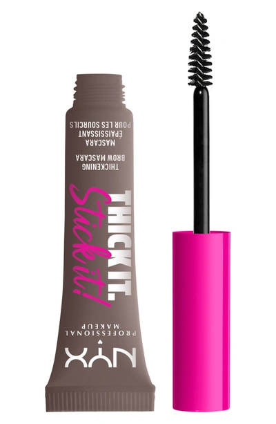 Nyx Cosmetics Cosmetics Thick It Stick It Brow Mascara In Cool Ash Brown