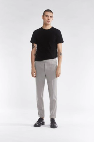 Filippa K Terry Cropped Trouser In Light Taupe