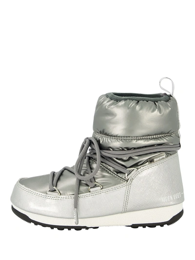 Moon Boot Kids Boots For Girls In Silver