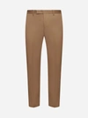Pt Torino Dieci Stretch Cotton Trousers