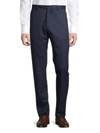 Zanella Men's Noah Classic Stretch Wool Pants In Grey