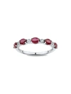 Saks Fifth Avenue Women's 14k White Gold, Ruby & Diamond Ring In Ruby