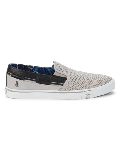 Penguin Original  Men's Barrow Slip-on Sneakers In Grey