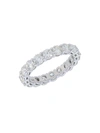 Nephora Women's 14k White Gold & Diamond Eternity Band Ring/size 6.5 In White Gold