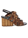 FERRAGAMO WOMEN'S FLORAL SANDALS