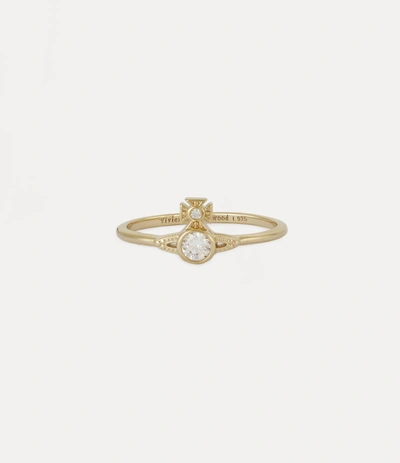 Vivienne Westwood☆ London Orb Ring【送料込】 London Orb Ring in PLATINUM-WHITE-CZ | Vivienne Westwood®