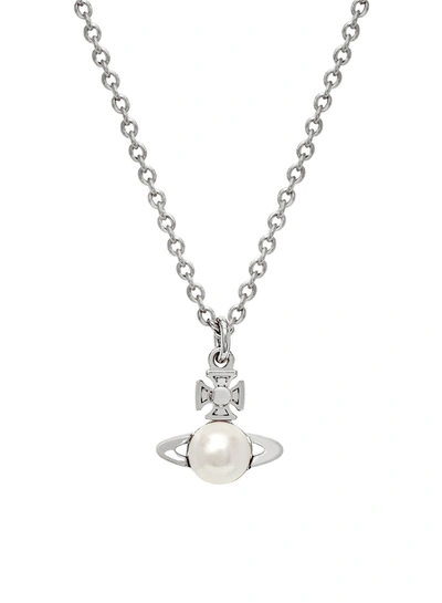 【Vivienne Westwood】Balbina Pearl Pendant Silver Vivienne Westwood Balbina Pendant Necklace In Silver | ModeSens