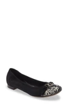 AGL ATTILIO GIUSTI LEOMBRUNI CAP TOE BALLET FLAT