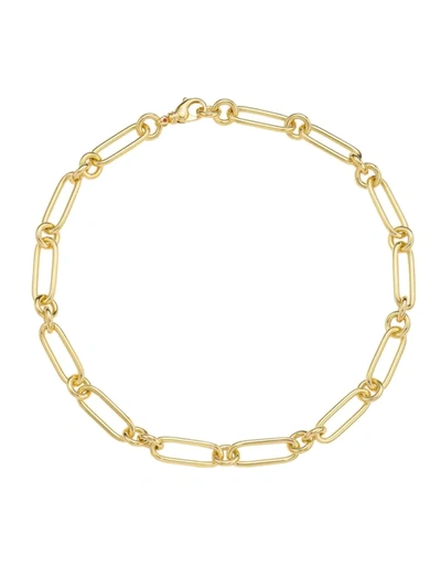 Roberto Coin Oro Classic 18k Yellow Gold Mixed-link Necklace
