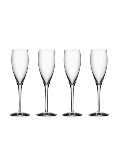 Orrefors More 4-piece Champagne Glass Set