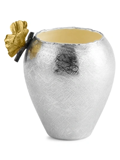 Michael Aram Butterfly Ginkgo Bud Vase In Silver