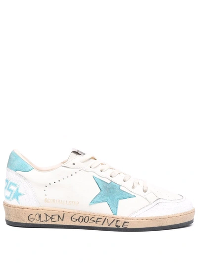 Golden Goose Logo-patch Low-top Leather Sneakers In White