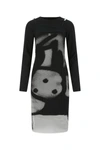 Givenchy Layered Printed Tulle And Cotton-jersey Midi Dress