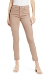 Shop Ag Farrah High Waist Ankle Skinny Jeans In Mauve Orchid