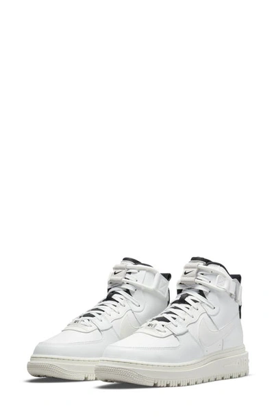 Nike Air Force 1 High Utility Boot In White/ Sail/ Black/ White