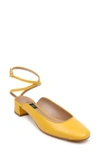 Mustard Nappa Leather