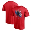 Fanatics Men's Kawhi Leonard Red La Clippers Pick Roll T-shirt In Red