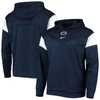 NIKE NIKE NAVY PENN STATE NITTANY LIONS SIDELINE JERSEY PULLOVER HOODIE