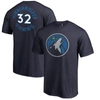 FANATICS FANATICS BRANDED KARL-ANTHONY TOWNS NAVY MINNESOTA TIMBERWOLVES ROUND ABOUT NAME & NUMBER T-SHIRT