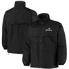 DUNBROOKE DUNBROOKE BLACK MINNESOTA VIKINGS TRIUMPH FLEECE FULL-ZIP JACKET