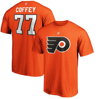 Fanatics Men's Paul Coffey Orange Philadelphia Flyers Authentic Stack Retired Player Name And Number T-shirt In Orange