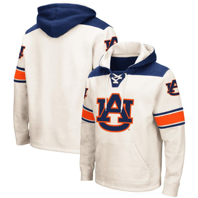 Colosseum Cream Auburn Tigers 2.0 Lace-up Hoodie