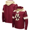 Colosseum Maroon Boston College Eagles 2.0 Lace-up Pullover Hoodie In Maroon