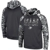 Colosseum Charcoal Northern Illinois Huskies Oht Military Appreciation Digital Camo Pullover Hoodie In Charcoal
