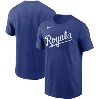 Nike Royal Kansas City Royals Team Wordmark T-shirt