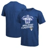 Majestic Threads Aaron Donald Royal Los Angeles Rams Tri-blend Player T-shirt In Royal