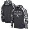 Colosseum Youth Boys Charcoal Utah Utes Oht Military-inspired Appreciation Digital Camo Raglan Pullover Hoodie In Charcoal